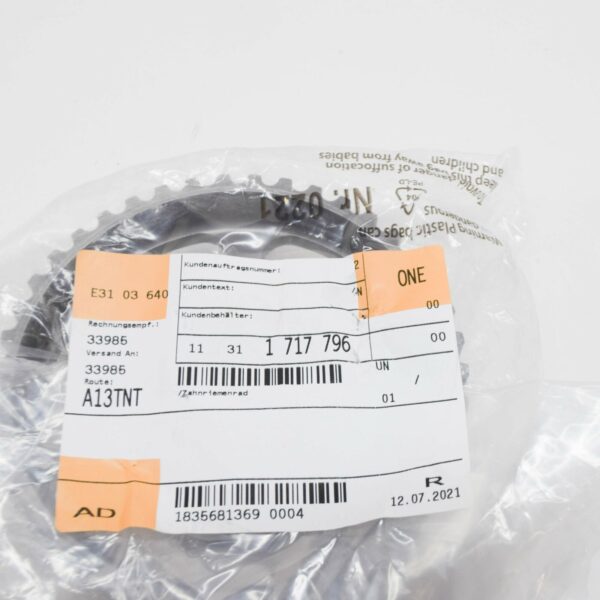 11311717796 - NEW BMW 3 E30 GEAR WHEEL TOOTH BELT 11311717796