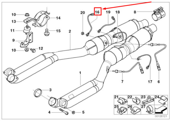 12421733932 - BMW 7 E38 Positive Battery Cable 1733932 12421733932 ORIGINAL