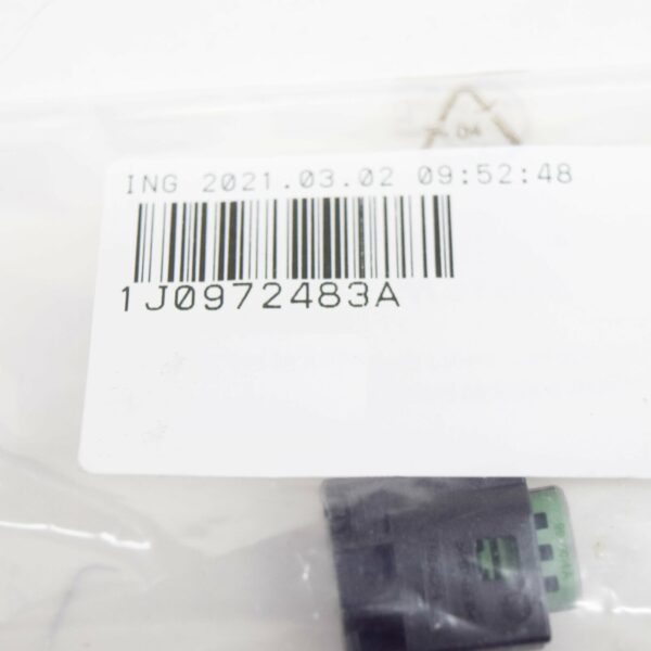 1J0972483A - NEW AUDI A2 8Z FLAT CONTACT HOUSING WITH GASKET 3 PIN 1J0972483A ORIGINAL