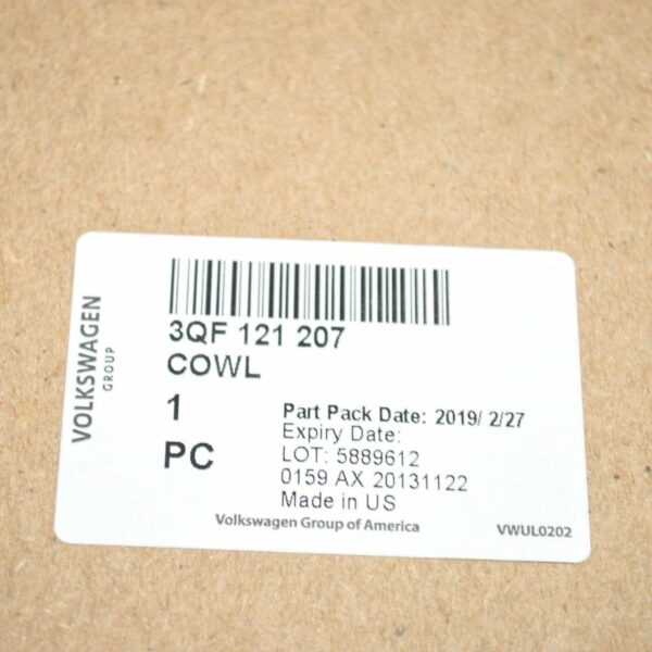 3QF121207 - NEW VOLKSWAGEN ATLAS ENGINE COOLING FAN SHROUD 3QF121207