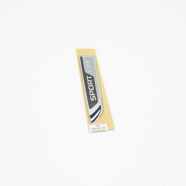 3V0853041AYG9 - NEW SKODA SUPERB MK3 FRONT LEFT INSCRIPTION BADGE 3V0853041AYG9 ORIGINAL