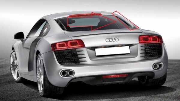 420827950B3FZ - NEW AUDI R8 V8 (07-15) REAR ENGINE BAY LID O/S RIGHT GRILL 420827950B3FZ