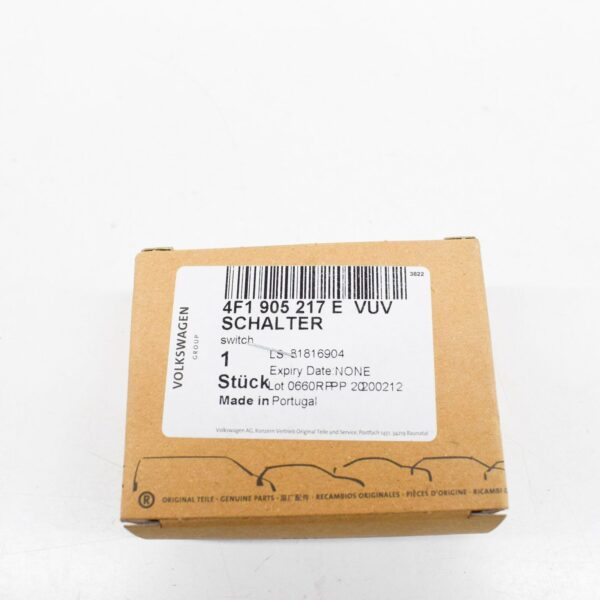 4F1905217EVUV - NEW AUDI A6 C6 START STOP SWITCH LHD 4F1905217EVUV