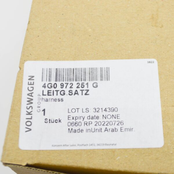 4G0972251G - NEW AUDI A6 C7 FRONT LEFT SPEED SENSOR WIRING SET 4G0972251G ORIGINAL