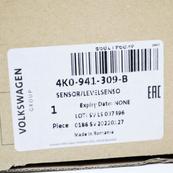 4K0941309B - NEW AUDI A6 C8 REAR LEFT HEADLIGHT LEVEL SENSOR 4K0941309B