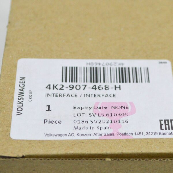 4K2907468H - NEW AUDI E-TRON SPORTBACK GEA GATEWAY CONTROL UNIT 4K2907468H ORIGINAL