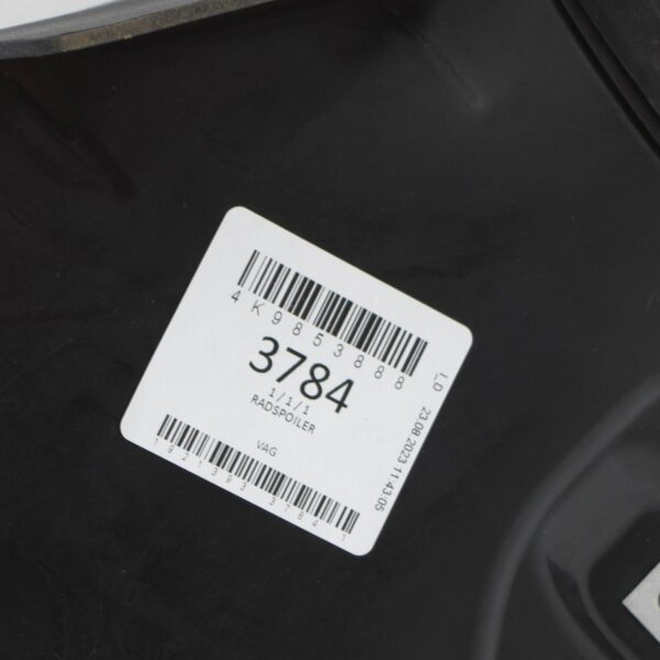 4K9853888 - NEW AUDI A6 C8 FRONT RIGHT WHEEL SPOILER 4K9853888 ORIGINAL