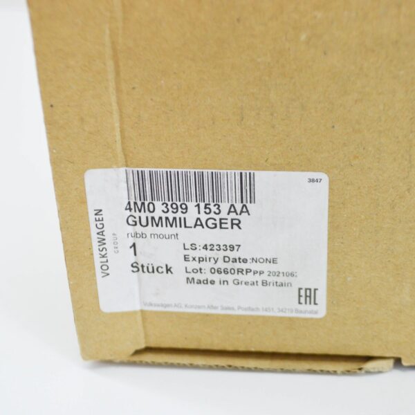 4M0399153AA - NEW AUDI A6 C7 TRANSMISSION MOUNT 4M0399153AA ORIGINAL