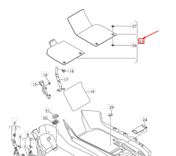 4S1863691QA5 - NEW AUDI R8 4S FRONT FLOOR MAT SET LHD 4S1863691QA5 ORIGINAL