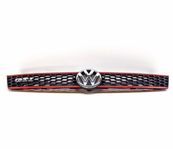 6R0853651RQWD - NEW VOLKSWAGEN POLO 6R FRONT BUMPER RADIATOR GRILLE 6R0853651RQWD ORIGINAL