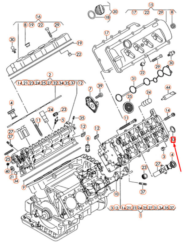 79105193 - AUDI A4 B7 Engine Camshaft Shim Washer 079105193 ORIGINAL
