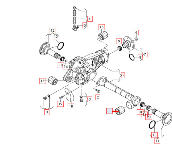 7L6525337 - NEW AUDI Q7 4L CONTROL ARM BUSH 7L6525337