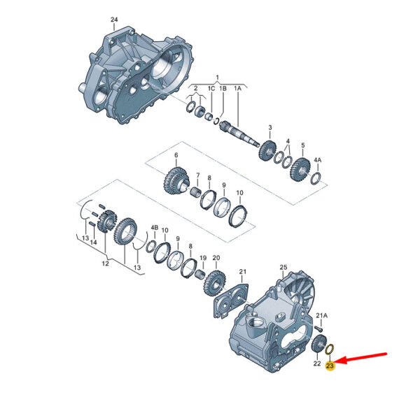 85398008 - AUDI A3 8V Gear Housing 1 Set Circlips 085398008 ORIGINAL