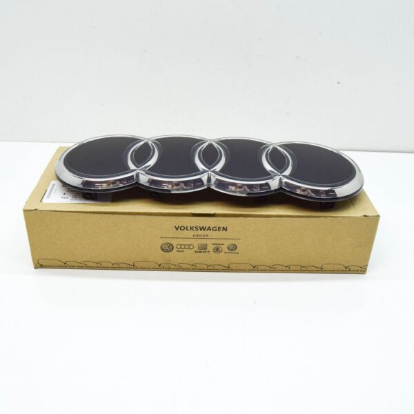 89A853605 - AUDI Q4 E-TRON Front Bumper Radiator Grille Badge 89A8536052ZZ NEW GENUNE