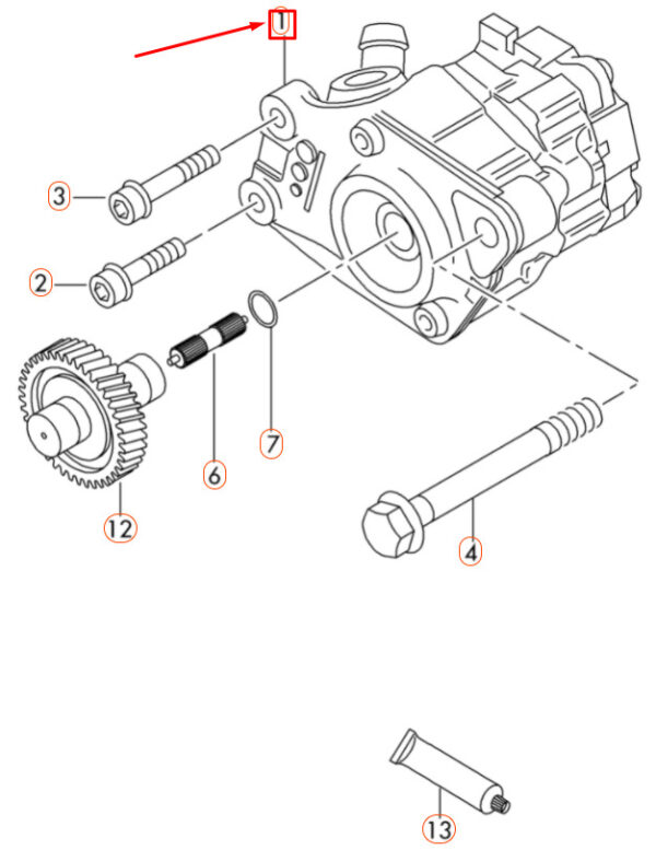 8K0145156Q - NEW AUDI A5 8T3 POWER STEERING PUMP 8K0145156Q ORIGINAL