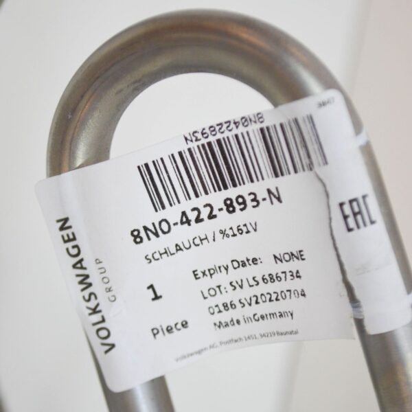8N0422893N - NEW AUDI A3 8L POWER STEERING PRESSURE HOSE 8N0422893N ORIGINAL