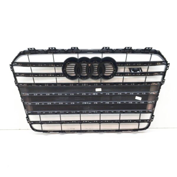 8T0853651P1RR - NEW AUDI A5 S5 FRONT BUMPER RADIATOR GRILLE PLATINUM GREY 8T0853651P 1RR