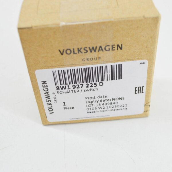 8W1927225D - NEW AUDI A5 SPORTBACK F5 HANDBRAKE BUTTON LHD 8W1927225D ORIGINAL