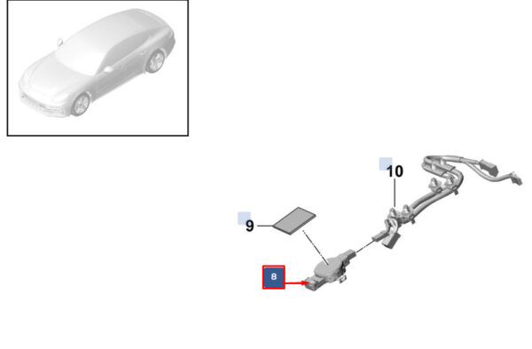 9A795555901 - PORSCHE PANAMERA 971 Rain Sensor 9A795555901 ORIGINAL