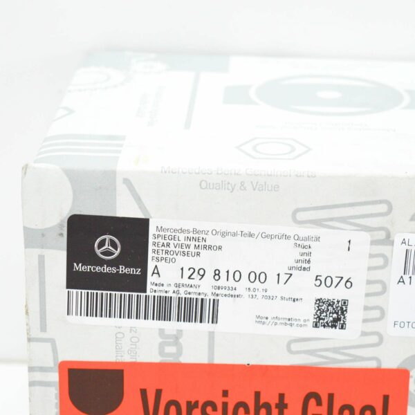 A12981000175076 - NEW MERCEDES-BENZ AL R129 INSIDE REAR VIEW MIRROR A12981000175076