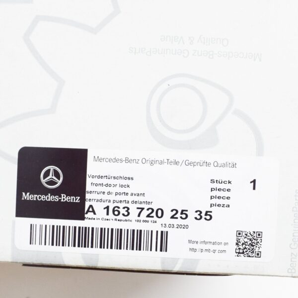 A1637202535 - NEW MERCEDES-BENZ ML W163 FRONT LEFT DOOR INTERIOR LOCK LHD A1637202535