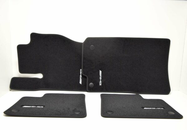 A16668056039F87 - MERCEDES-BENZ GLE W166 Velour Floor Mat Set LHD AMG A16668056039F87 ORIGINAL