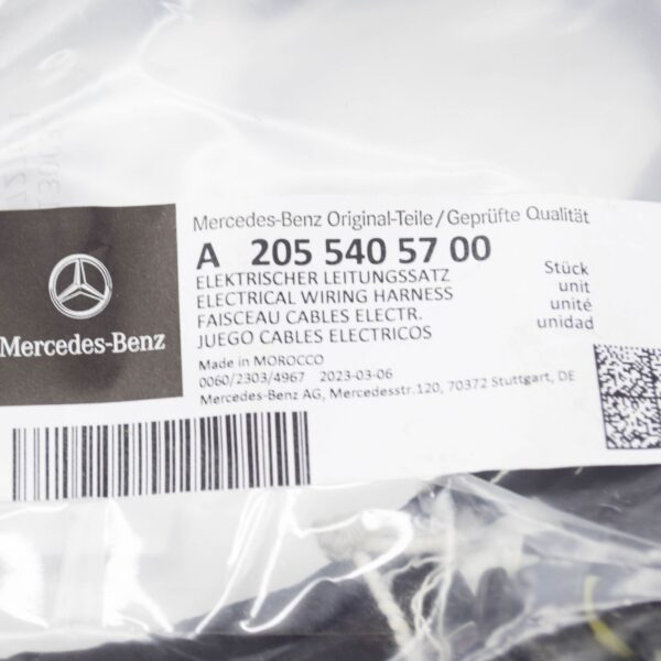 A2055405700 - NEW MERCEDES-BENZ C W205 REAR PARKING AID WIRING A2055405700 ORIGINAL