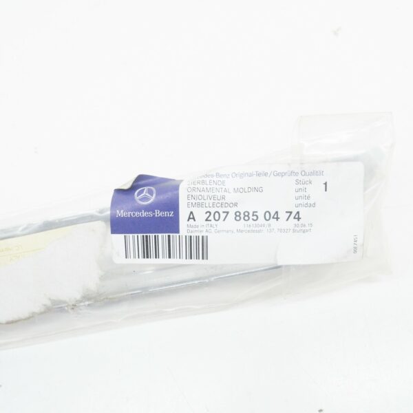 A2078850474 - NEW MERCEDES-BENZ E-CLASS COUPE C207 FRONT LEFT BUMPER COVER A2078850474