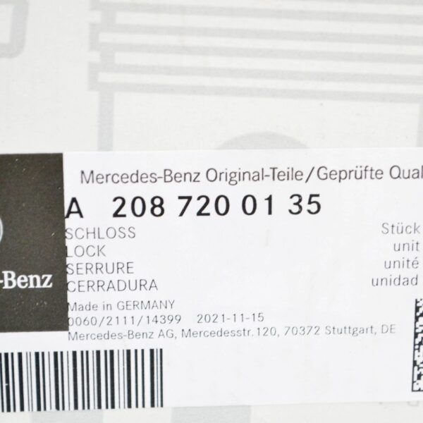 A2087200135 - NEW MERCEDES-BENZ CLK C208 FRONT LEFT DOOR LOCK A2087200135