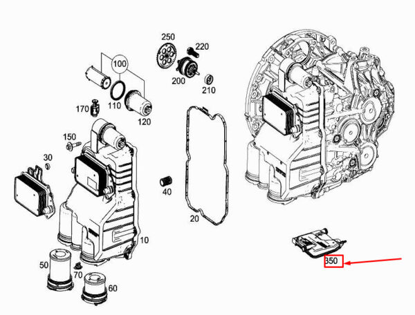 A2473773901 - MERCEDES-BENZ A W177 Oil Filter A2473773901 ORIGINAL