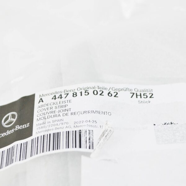 A44781502627H52 - NEW MB VITO W447 RIGHT GRAB HANDLE COVER STRIP A44781502627H52 ORIGINAL