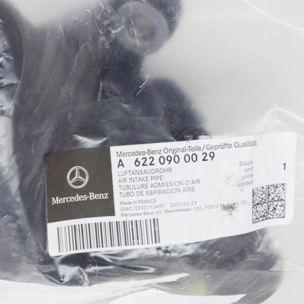 A6220900029 - NEW MB VITO W447 EXHAUST GAS TURBOCHARGER AIR INTAKE PIPE A6220900029 ORIGINAL