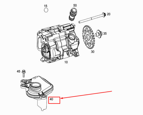 A6541800851 - MERCEDES-BENZ GLE W167 Engine Oil Suction Pipe A6541800851 ORIGINAL