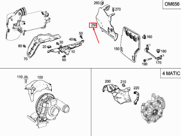A6562260800 - MERCEDES-BENZ S W222 Front Engine Soundproofing A6562260800 ORIGINAL