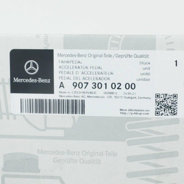 A9073010200 - NEW MERCEDES-BENZ VITO W447 THROTTLE GAS PEDAL A9073010200 ORIGINAL