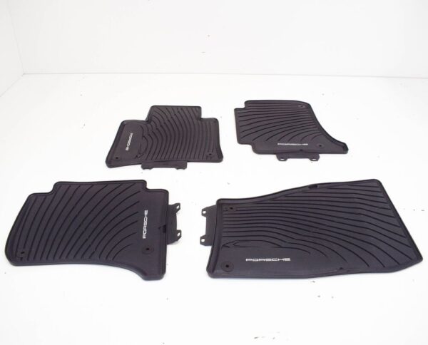 958044801571E0 - Porsche Cayenne 92a All Weather Floor Mat Set LHD 958044801571E0 NEW GENUINE