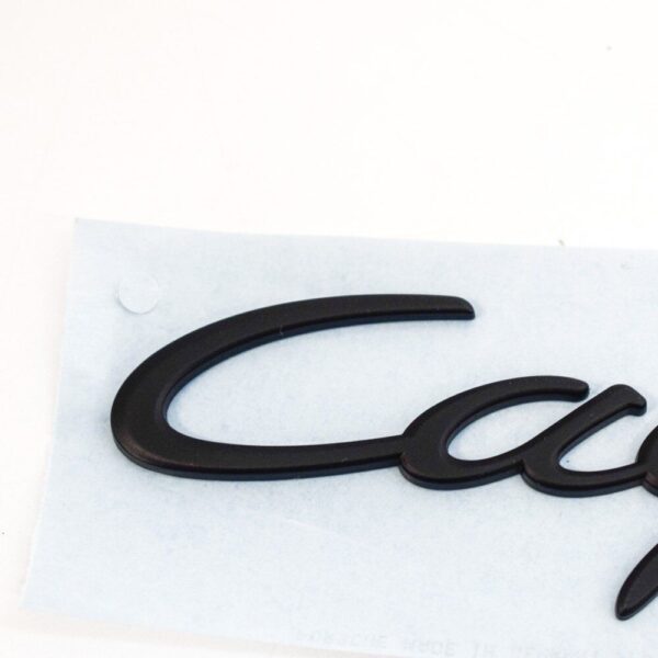95855967502 - Porsche Cayenne Rear Tailgate Script Emblem Badge 92A 95555967502 New Genuine