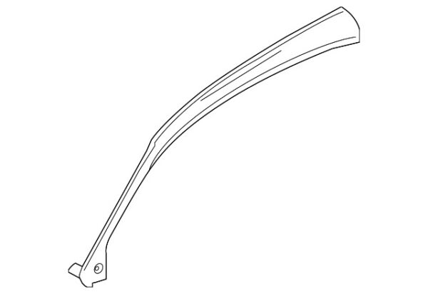 95B809199BYGRV - OEM GENUINE PORSCHE MACAN A-PILLAR WINDSHIELD REINFORCED 95B809199BYGRV