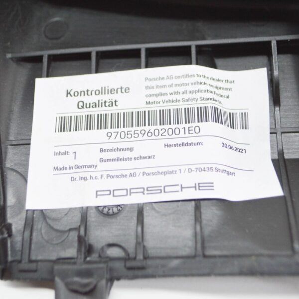 970559602001E0 - Porsche Panamera 970 Rear Right Wheel Spoiler Lip 970559602001E0 NEW