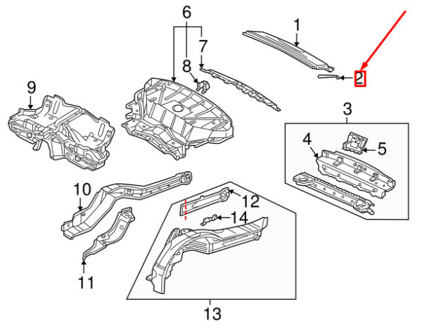 99654555003 - Porsche 911 996 Right Plate Over Lid Gasket 996654555003 NEW GENUINE