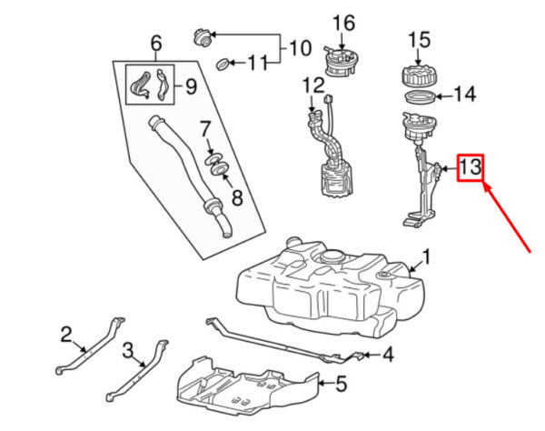 99762083103 - Porsche 911 997 tank level sensor 99762083103 NEW ORIGINAL