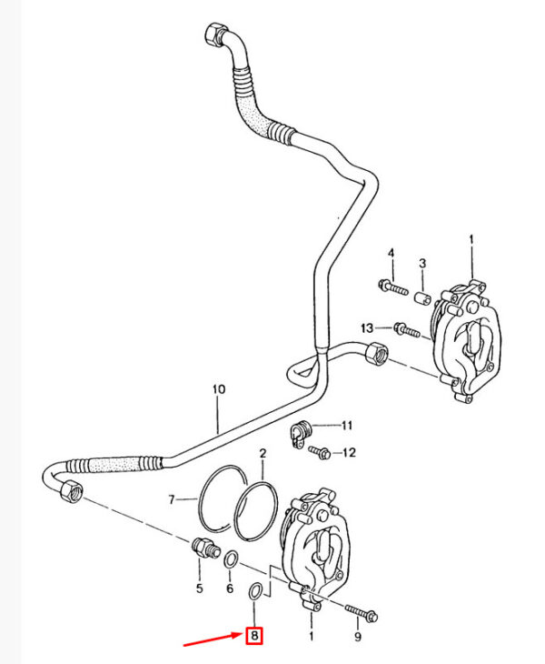 99970749940 - Porsche 911 997 engine oil pump seal 99970749940 NEW ORIGINAL