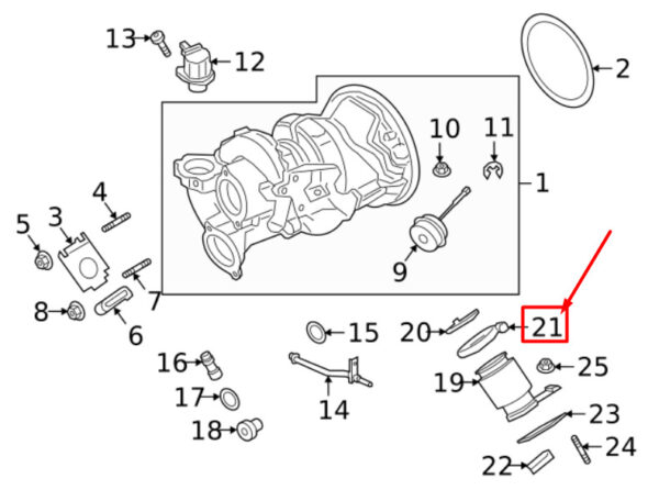 9A725313910 - Porsche Panamera 971 Exhaust Clamp 9A725313910 NEW ORIGINAL