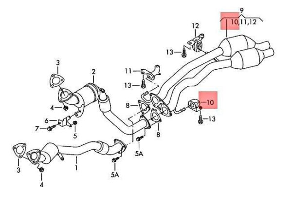 7L0253144B - OEM VW AUDI Touareg Q7 7L 7L6 7LA 7P5 4LB Bracket 7L0253144B