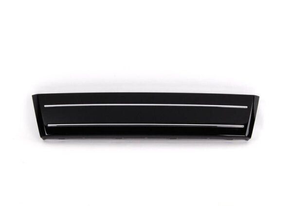 8R0807287T94 - Audi Q5 front grille flat number filler erase glossy black 8R0807287T