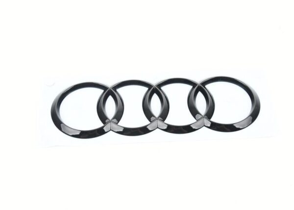 8V0853742BT94 - Audi Glossy Black Four Ring Hood Front Badge - R8