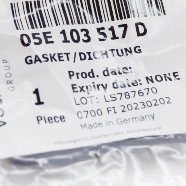 05E103517D - VW TOURAN 5T Crankcase Breather Seal 05E103517D NEW GENUINE