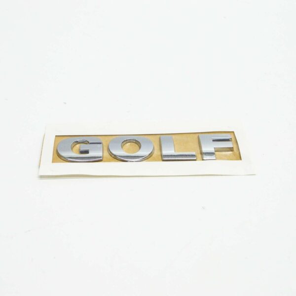 1J6853687 - New Genuine VW GOLF JETTA Rear Trunk Boot Badge Emblem Chrome 1J6853687 739 OEM