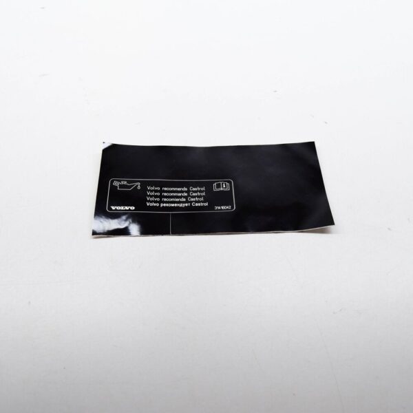 31416042 - VOLVO XC60 OTHER ENGINE STICKER 31416042 NEW GENUINE