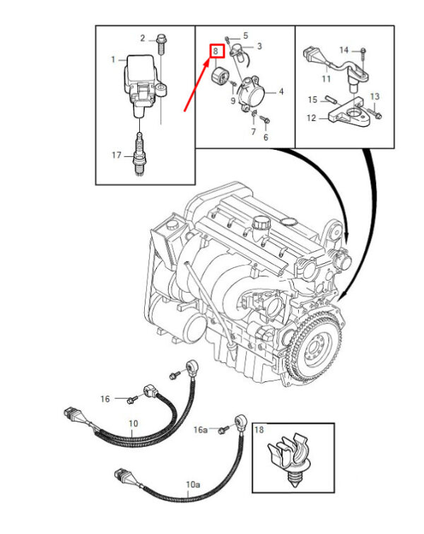 9186814 - VOLVO V70 MK2 IGNITION COVER 9186814 NEW GENUINE